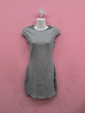 Victoria Secret Pink All Day Soft Ribbed Bodycon Dress Small Medium Heather Gray