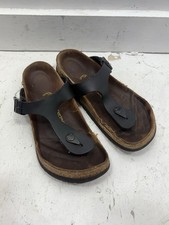 Birkenstock Gizeh Regular Fit Birko Flor BLAC...
