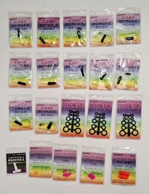 Drennan Pole Fishing Bushes Elastic Connectors Carp Bungee Coarse Bush Job Lot