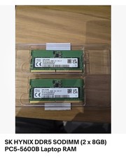 Image of SK Hynix DDR5 5600mhz SODIMM Laptop RAM 2x8GB PC5-5600B