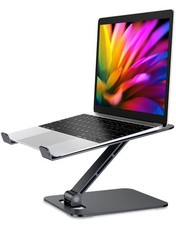 Foldable Laptop Stand, Height Adjustable Ergonomic Computer Stand for Desk, A...