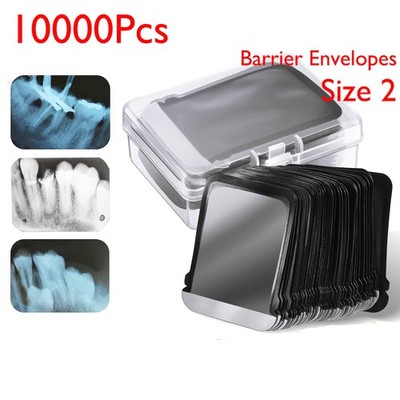 10000Pcs Barrier Envelope Size 2 for Dental X Ray Digital Phosphor Plate Sensor