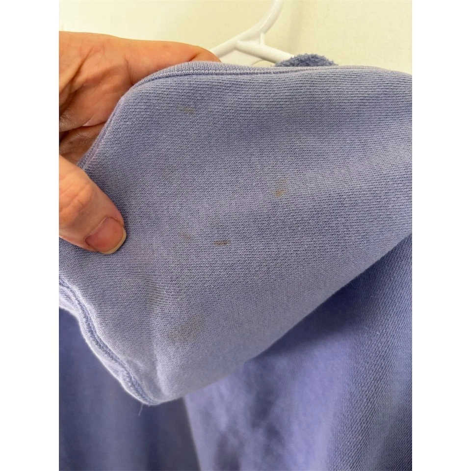 Circo 女孩复古紫色全拉链连帽衫 M 码长袖 — 第 4/4 张图片