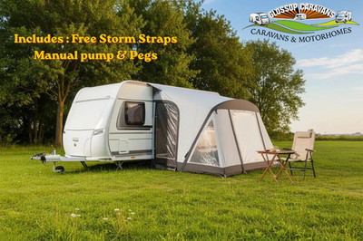Starcamp Quick and Easy 325 Air Wohnwagen aufblasbares Veranda Vorzelt RÄUMUNGSVERKAUF
