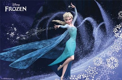 Poster Studio B - Disney Frozen Elsa Snow Ice Queen 24x36'' NEW Wall Art P7353