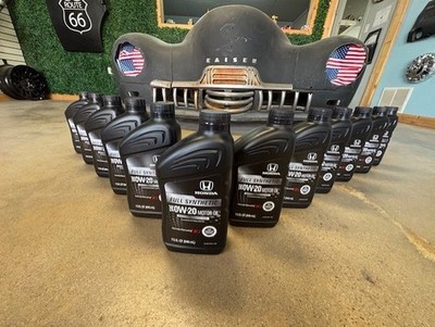 (12) Genuine HONDA - Full Synthetic Motor Oil (0W-20) 08798-9163 SAME AS DEALER