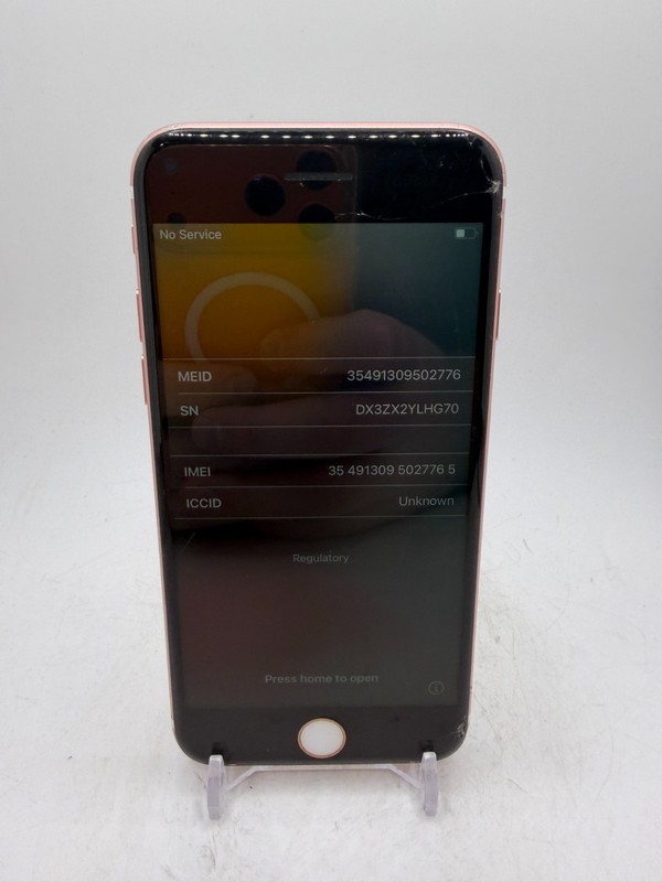 Apple iPhone 7 - Pink - 32GB - as-is for salvage/parts/disassembly