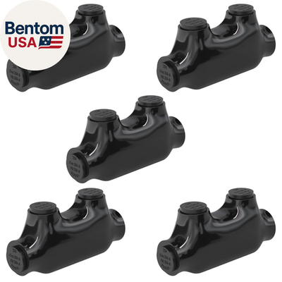 #ad 5PCS 2 Port Insulated Wire Connector Inline Splice Multi Tap Cable Connector f $54.18