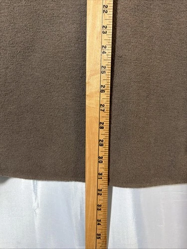RARE Best Made Co. Borwn Wool Flannel Overshirt Men's 2XL/XXL Zip Shacket B2181 image 15