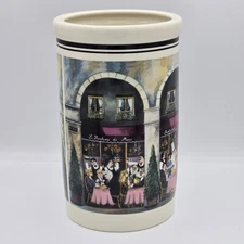 California Pantry Paris Cafe Classic Ceramic Utensil Holder Wine Chiller Cooler
