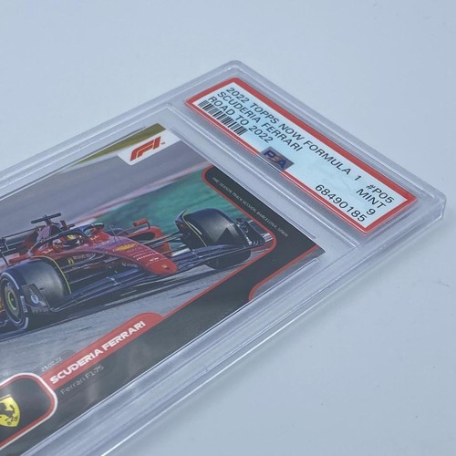 PSA 9 - Scuderia Ferrari #P05 - Leclerc Sainz - Topps Now 2022 - Picture 3 of 4