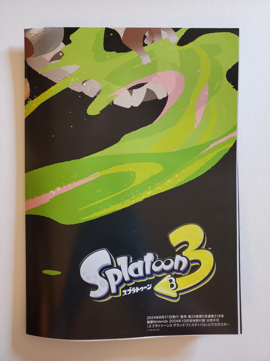 Splatoon 3 Grand Festival Poster - SplatFest Idols