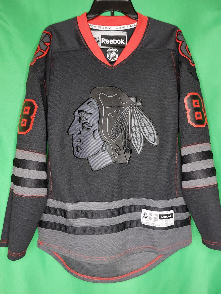 Reebok Patrick Kane Chicago Blackhawks Black Ice Jersey - Mens