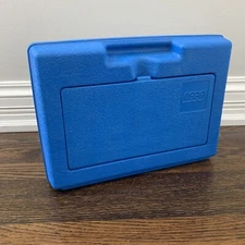 Vintage 1983 Lego Blue Plastic Storage Box Container Carrying Case Only No Legos
