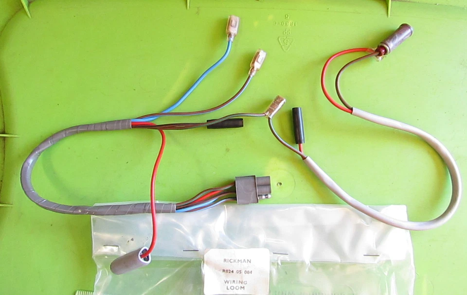Arnés de cableado principal Rickman Zundapp 125 1971-73 seis días y MX p/n R024 05 084 Foto 2 de 3