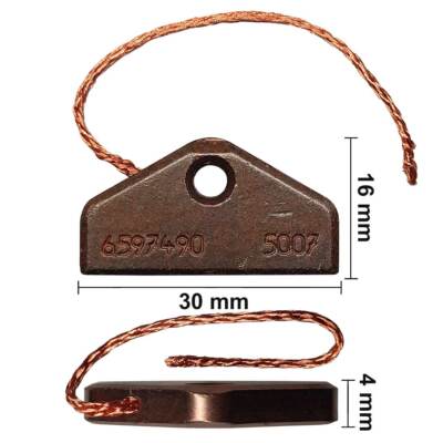 Kohlebürsten Kohlen für Miele T8822C ED, T8823C ED, T8823C LW Trockner