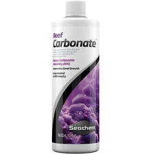 Seachem Reef Carbonate 500mL Concentrated Liquid Raises Carbonate Alkalinity KH