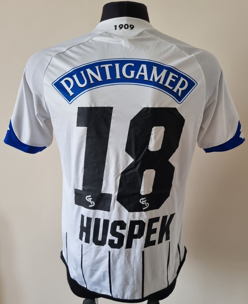 【新品未使用】SK Sturm Graz ユニフォーム Lotto Lサイズ SK Sturm Graz 2016 - 2017 Home football Lotto shirt #18 Huspek
