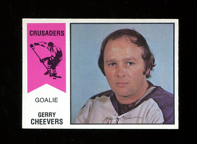 GERRY CHEEVERS *HOF* 1974-75 WHA OPC O-Pee-Chee # 30 - some PAPER LOSS back