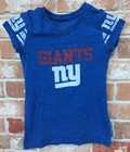 NEW YORK GIANTS girls youth LARGE shirt size 10-12 NFL football NYC NY — photo 1