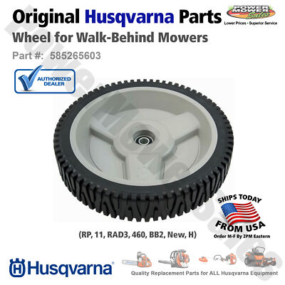 Genuine OEM Husqvarna Wheel for Walk-Behind Mowers / HD800HW