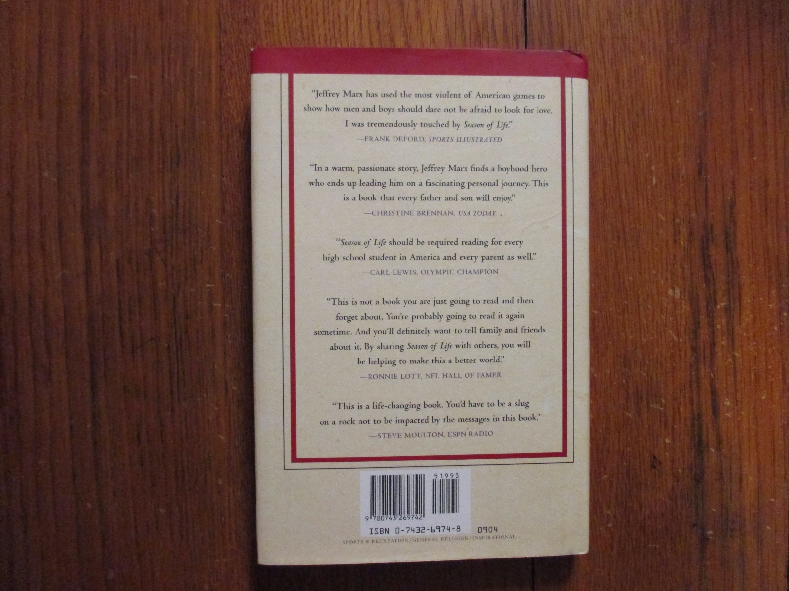 JEFFREY MARX Signed Book(