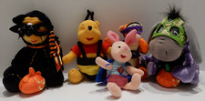 Winnie the Pooh Halloween DISNEY Plush/Bean Bag 2 Pooh, Tigger, Piglet  Eeyore