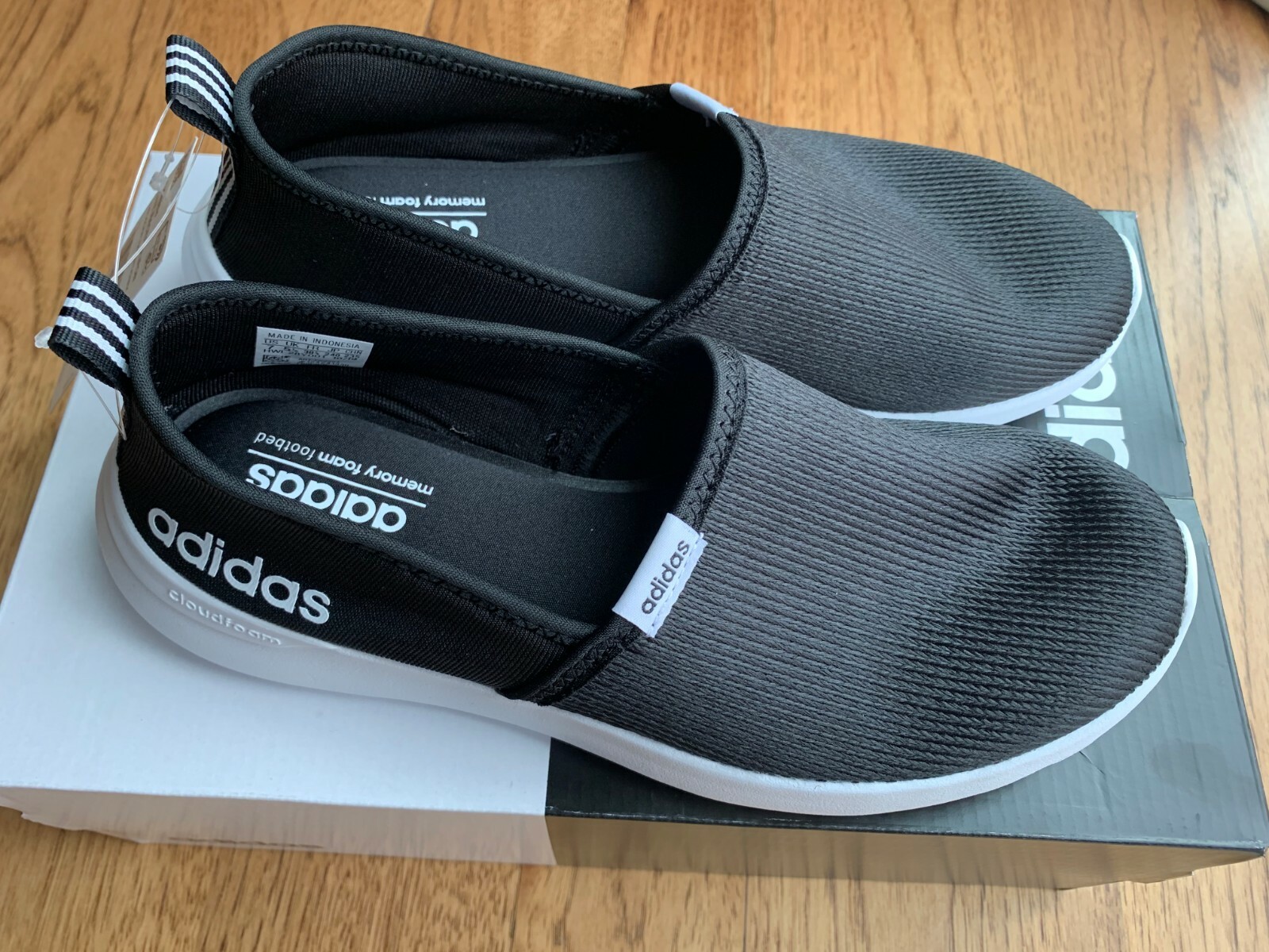 cloudfoam adidas slip on