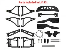 SuperATV Polaris RZR 900 to S 900 Conversion Kit w/ 1.5" Offset (15-16) - Black