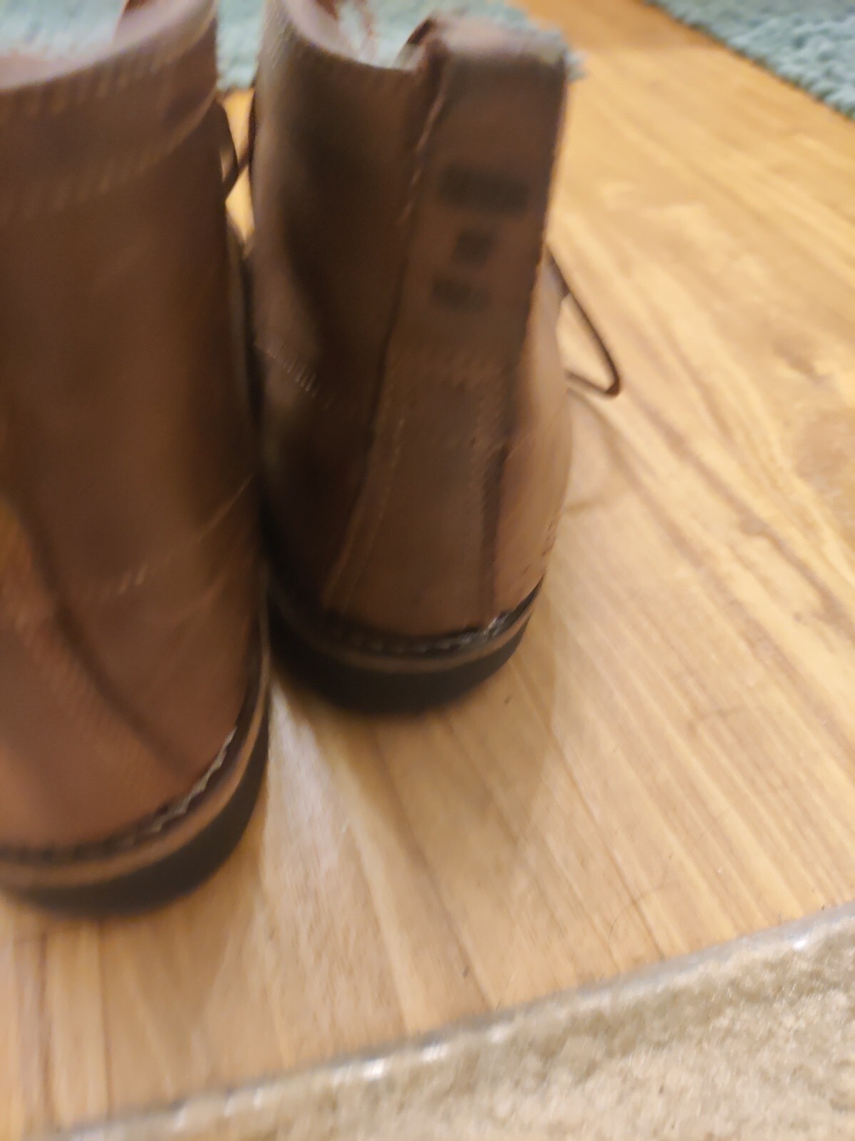 Vintage Gokey Chukka Boots Leather Hand Made USA Vibram Sole Men's 9D