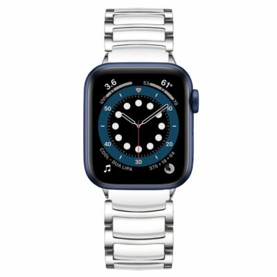 Keramik Edelstahl Band für Apple Watch 38 - 45 mm hochwertiges Luxus Armband NEU