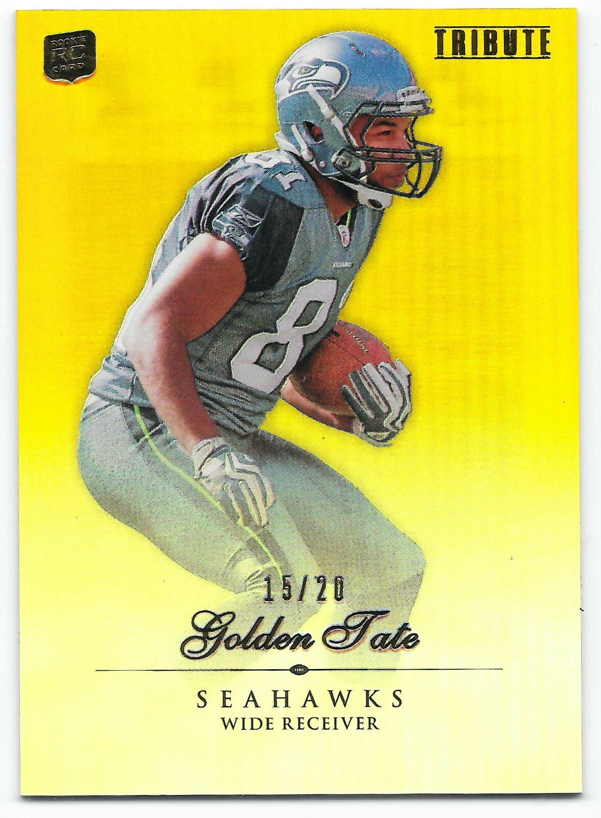 Golden Tate Topps Tribute #91 Gold
