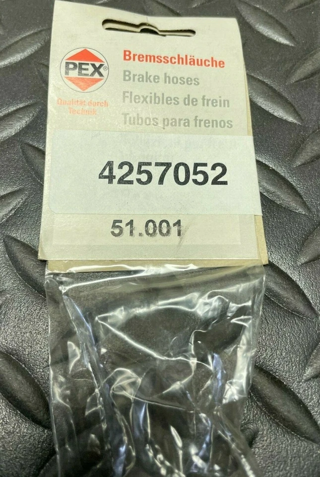 PEX Brake Hose - 4257052 / 51.001 - Fits Fiat 128, 124, 850, X-1/9 - Image 3 of 3