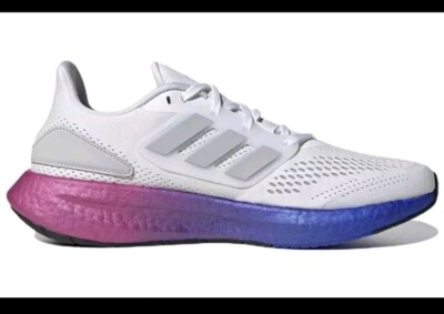 adidas PureBoost 22 Low White Lucid Blue Gradient - HQ8585  display picture 1