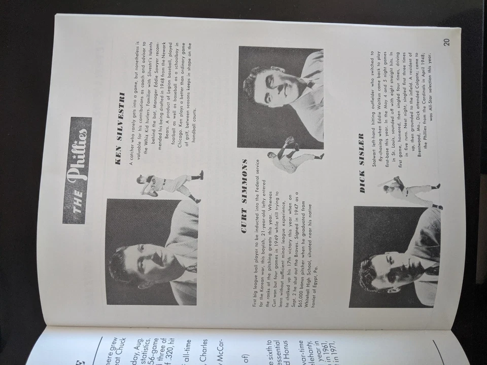 1950 WORLD SERIES Program Phillies vs NY ORIGINAL Exc. + 1951 Sport Life  - Image 3 of 4