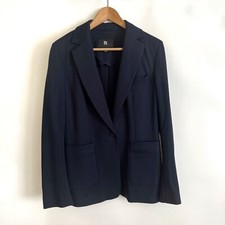 Banana Republic Everywhere Ponte Blazer and Pants Size M Navy Blue