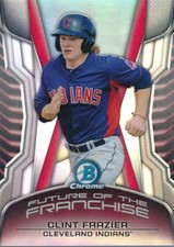 CLINT FRAZIER 2014 Bowman Chrome MINI REFRACTOR FUTURE FRANCHISE YANKEES/INDIANS