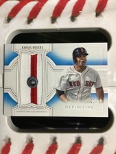 Rafael Devers MLB 2020 Topps Definitive Collection Jumbo Jersey Patch Relic 0130