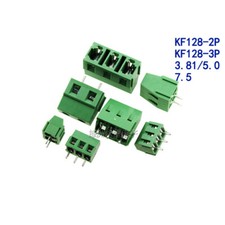 KF128-2p KF128-3P 2.54mm 3.81mm 5.0mm 7.5mm Screw Terminal Block