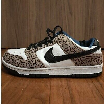 NIKE x SUPREME DUNK LOW PRO SB Unused US .5 .5cm WHITE CEMENT