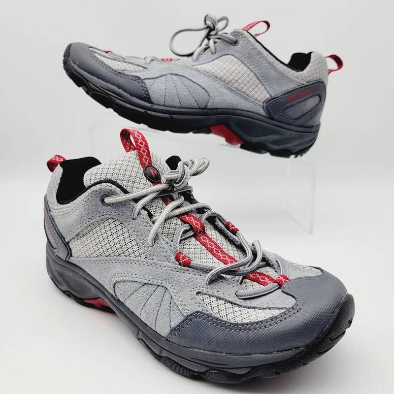 merrell lace up low top athletic hiking shoes