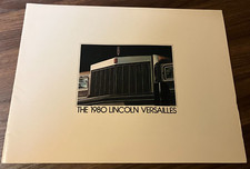 1980 Lincoln Versailles - Vintage Original 10-Page Dealer Sales Brochure Catalog