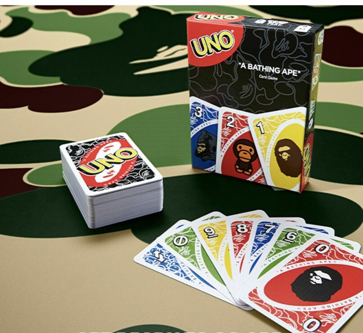 Mattel Uno X A Bathing Ape Bape Card Game | eBay