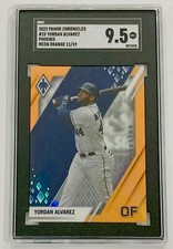 2022 Panini Chronicles #25 Yordan Alvarez Pheonix SGC 9.5 Mint+ Neon Orange #19