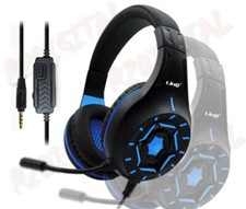 CUFFIE GAMING da GIOCO PS4 HOST con MICROFONO per MUSICA GIOCHI GAMER STEREO