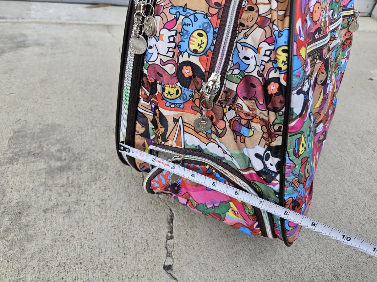 Lesportsac Rolling Duffel Bag Satchel Luggage Carry On