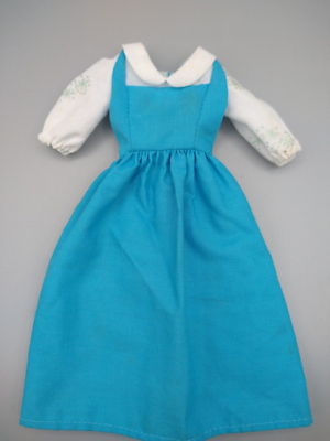 Vintage ? Mattel Disney Beauty & The Beast Belle Blue Village Dress Very  Good | eBay