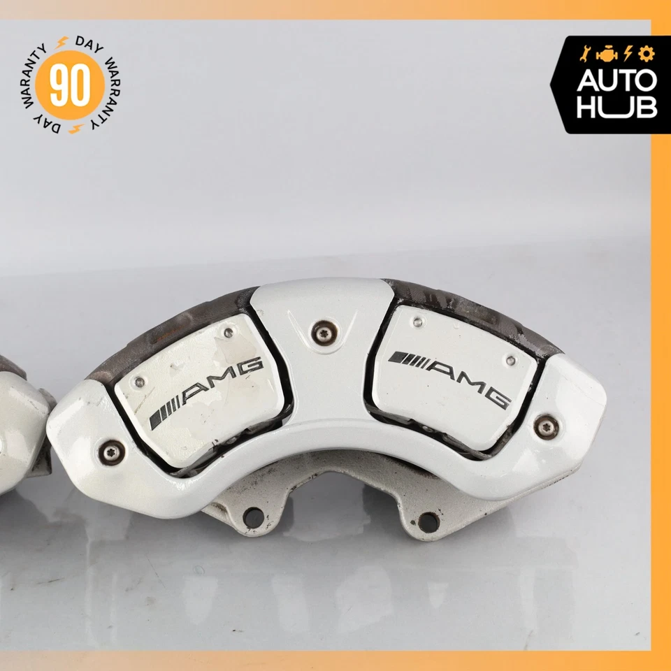 08-14 Juego de 2 pinzas de freno delanteras izquierda y derecha Mercedes W221 S63 CL63 AMG OEM Foto 4 de 4