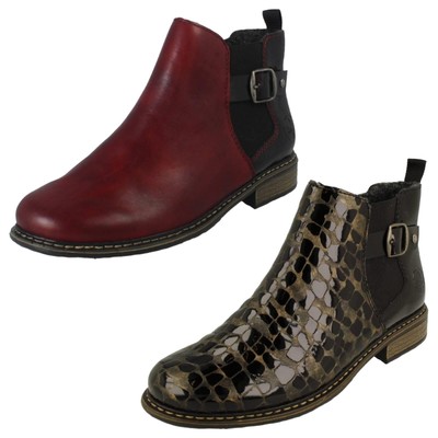 Rieker Ladies Ankle Boots - Z4965