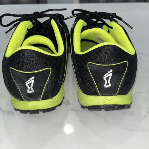 INOV-8 F-LITE 195 Men Size 9 Lightweight Trail Cross Training Shoes Black/Yellow - Picture 4 of 9